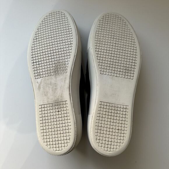 Steve Madden Womens Shoes Gills Casual Slip On Platform Loafer Black Suede 7M - Picture 7 of 8